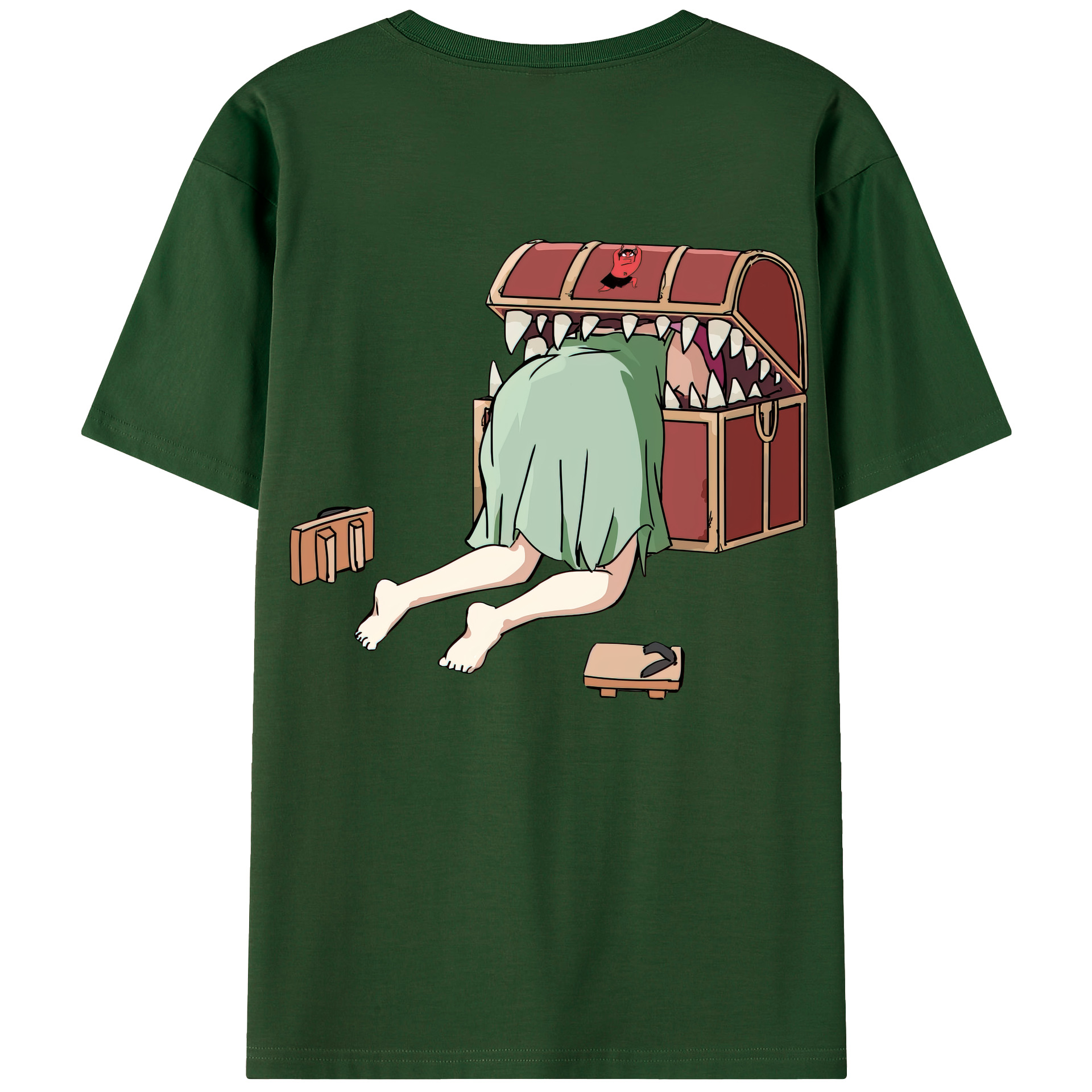 （画像用） 葬送のフリーレン Frieren 綿100％半袖Tシャツ（背面プリント）